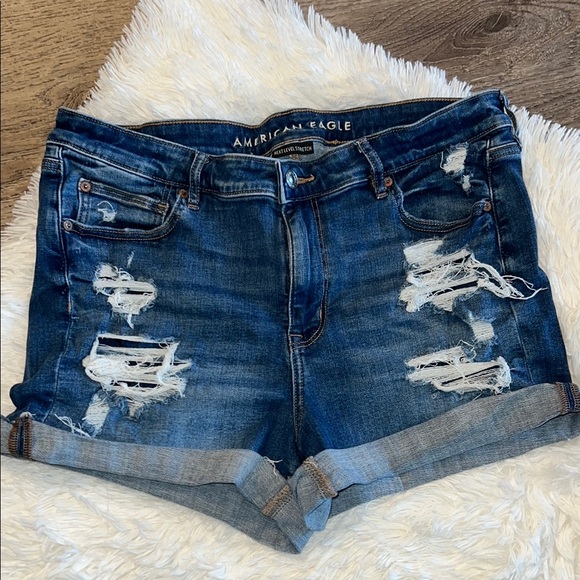 American Eagle Outfitters Blue Jean Shorts - Picture 3 of 8
